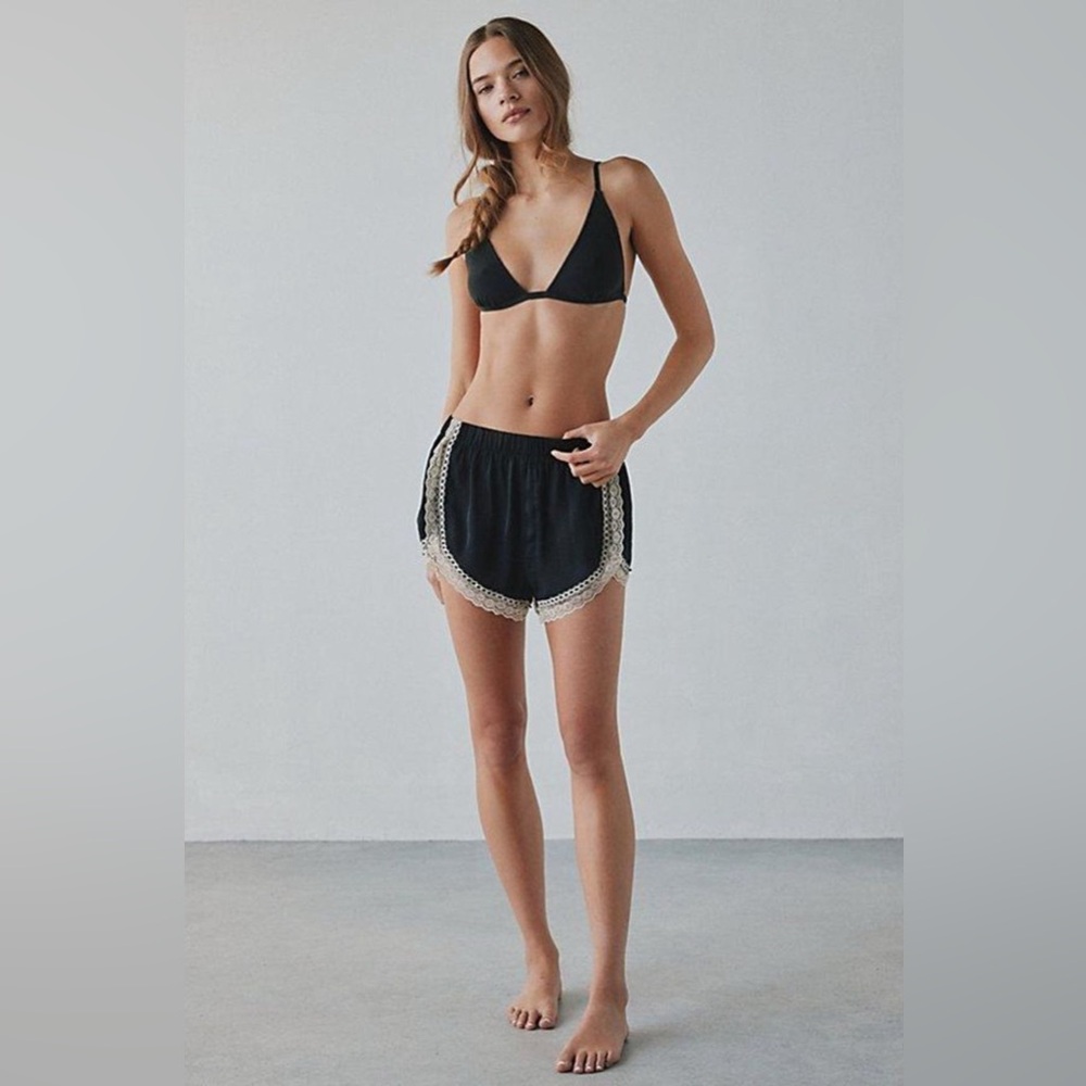NWT Urban Outfitters Out From Under
Annie Lace-Trim Satin Micro Short